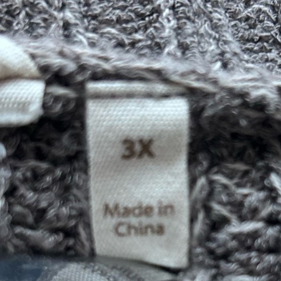 Soft Surroundings V-neck Ribbed Sweater Oversized Slouchy Cozy Relaxed - Picture 7 of 8